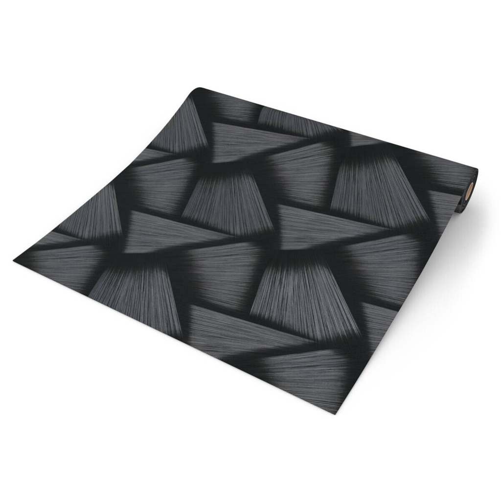 Erismann Vliestapete Schimmer schwarz silber B/L: ca. 53x1005 cm