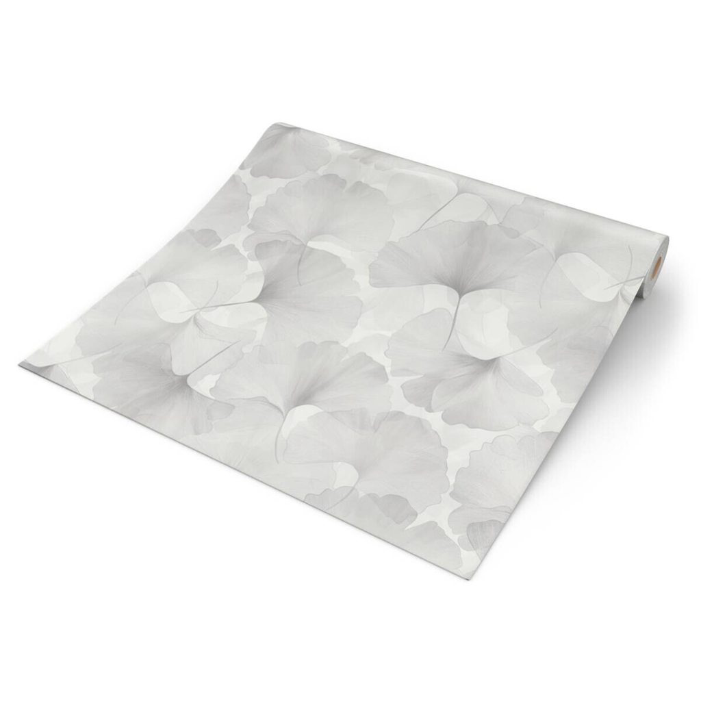 Vliestapete
Blätter silber weiß B/L: ca. 53×1005 cm glitzernd