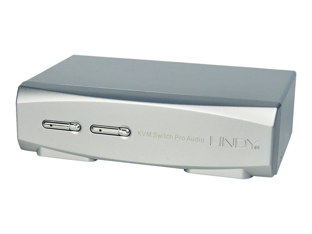 Lindy KVM Switch Pro – KVM – Switch – 2 x KVM port(s)