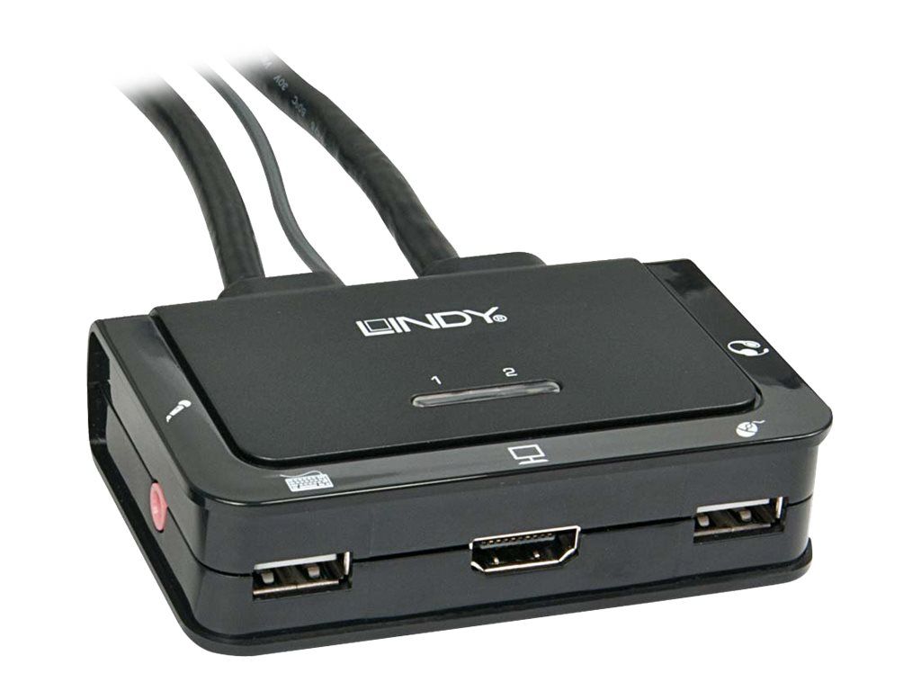Lindy Compact 2 Port KVM Switch – KVM – Switch