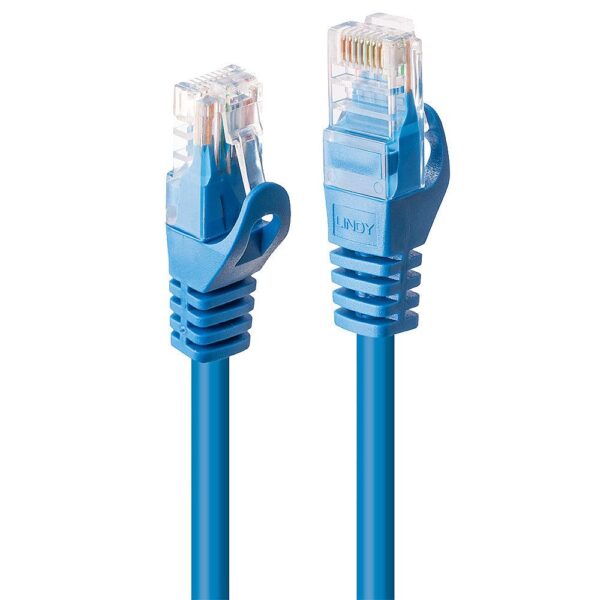 4002888481755-1 Lindy Basic – Patch – Kabel – RJ – 45 (M) bis RJ – 45 (M) CAT6 5m blau