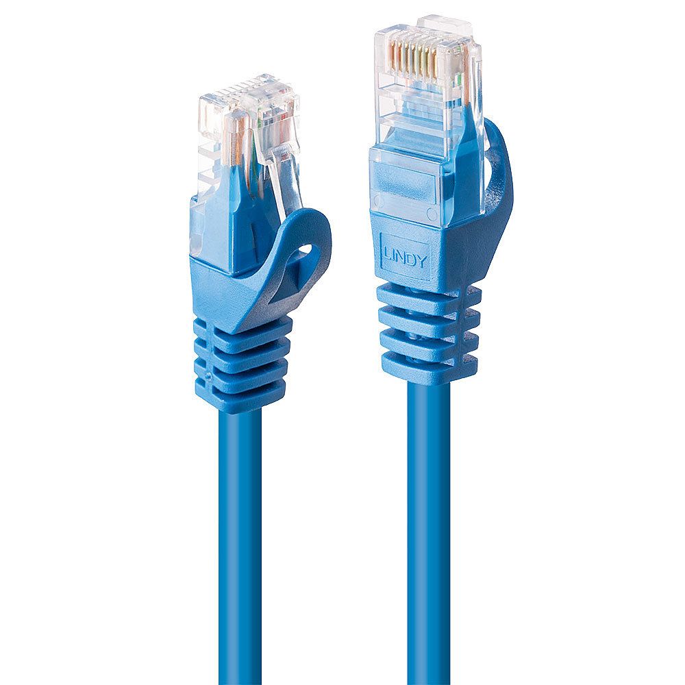 Lindy Basic – Patch – Kabel – RJ – 45 (M) bis RJ – 45 (M) CAT6 5m blau
