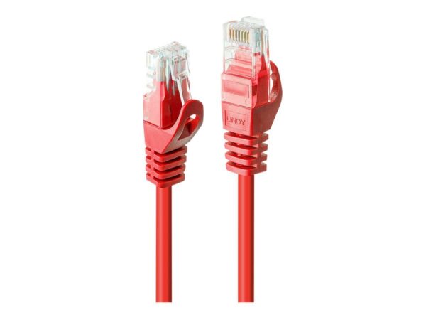 Lindy Basic – Patch – Kabel – RJ – 45 (M) bis RJ – 45 (M) CAT6 50cm rot