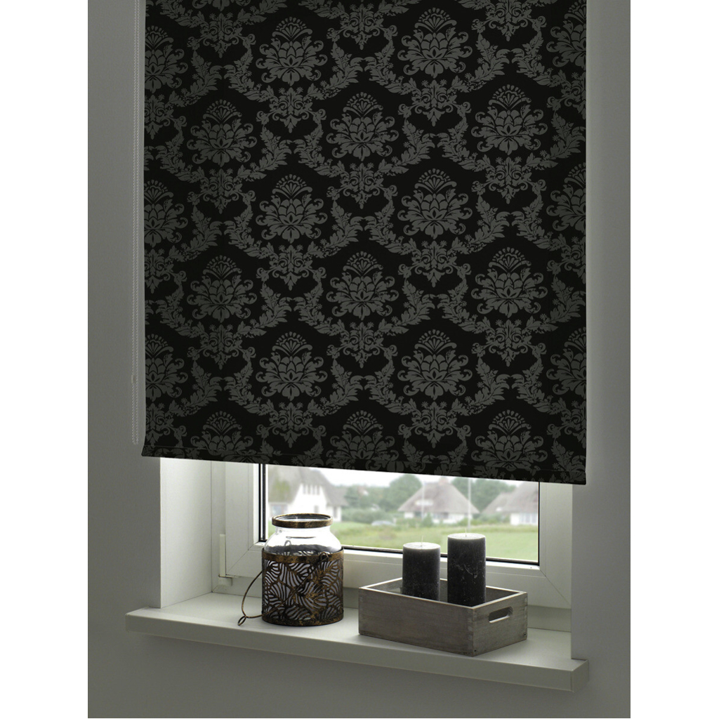 Boviva Seitenzugrollo Tageslichtqualität Ornament
anthrazit B/L: ca. 102×175 cm
