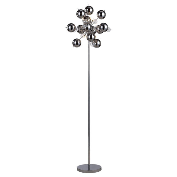 Näve Leuchten Stehlampe 2027942
Chrom Glas Metall B/H/T: ca. 50x169x50 cm 6 Brennstellen