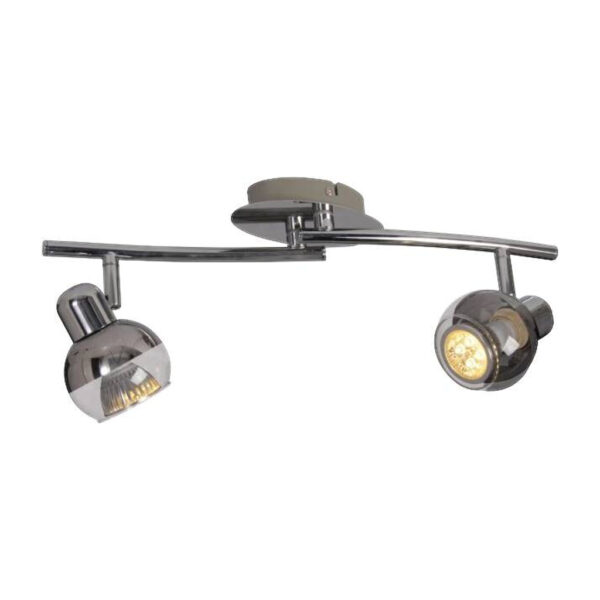 Näve Leuchten LED-Wand- Deckenleuchten NV1117542
Chrom Glas Metall B/H/T: ca. 41x8x14 cm 2 Brennstellen
