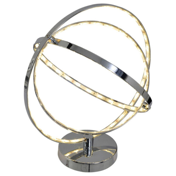 4003222808351 Näve Leuchten Tischleuchte 3100142
Chrom Metall B/H/T: ca. 31x39x35 cm null 87 Brennstellen