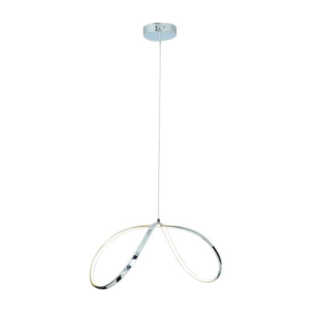 Näve Leuchten LED Pendelleuchte NV7053542
Chrom Metall B/H/L: ca. 32x120x72 cm 1 Brennstellen