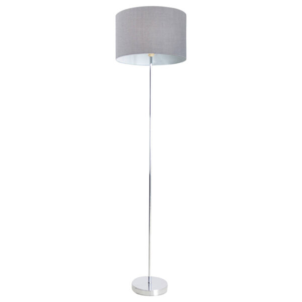 4003222832240 Näve Leuchten Stehlampe 2051216
grau Metall Textil B/H/T: ca. 34,5x160x34,5 cm 1 Brennstellen