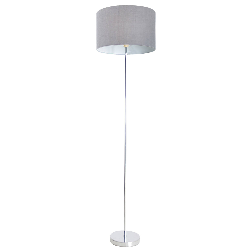 Näve Leuchten Stehlampe 2051216
grau Metall Textil B/H/T: ca. 34,5x160x34,5 cm 1 Brennstellen