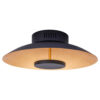 Näve Leuchten Deckenleuchte 1265458 gold schwarz Metall B/H/T: ca. 40x15x40 cm null 1 Brennstellen