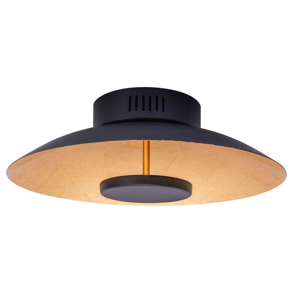 Näve Leuchten Deckenleuchte 1265458 gold schwarz Metall B/H/T: ca. 40x15x40 cm null 1 Brennstellen