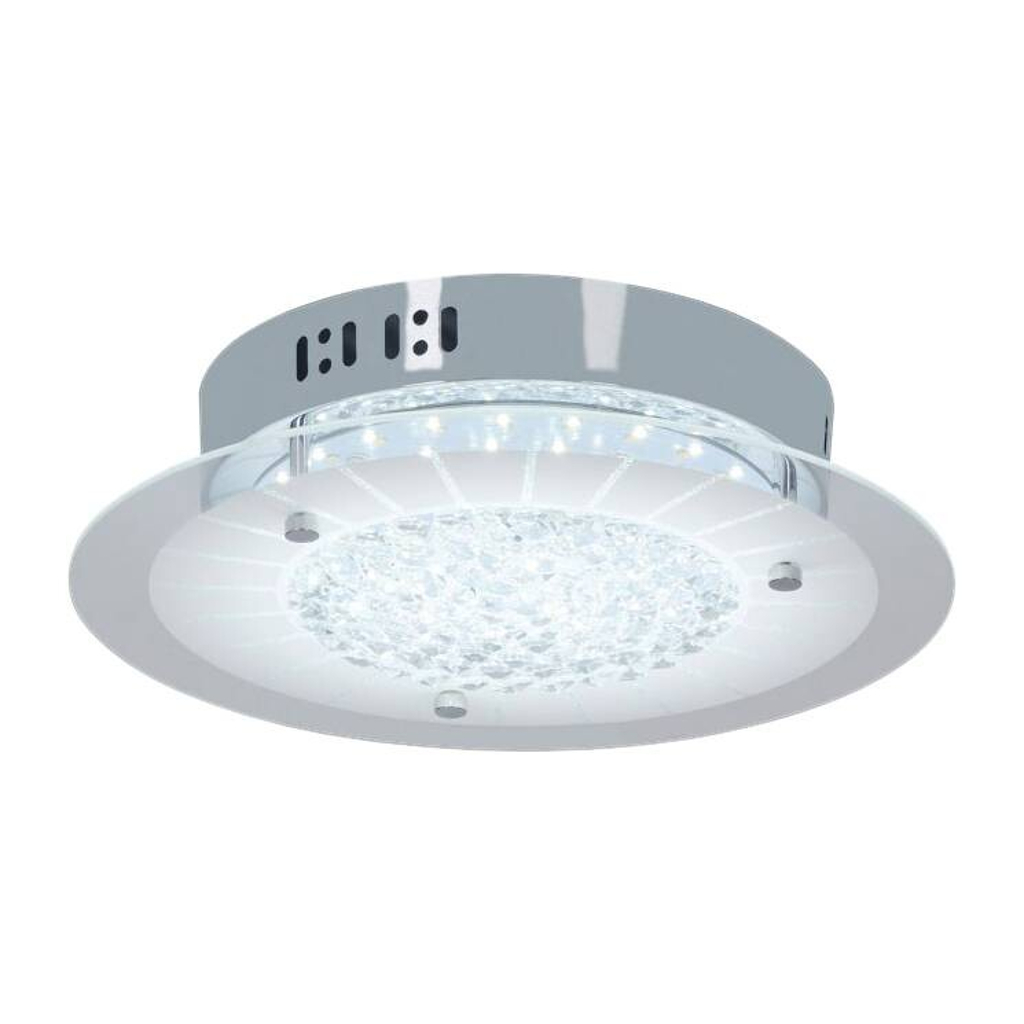 Näve Leuchten LED Deckenleuchte NV1267526 weiß Metall Kunststoff Glas H/D: ca. 7x30 cm 1 Brennstellen