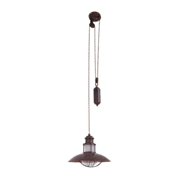Näve Leuchten Gegenzug-Pendelleuchte NV6104414
braun Metall Kunststoff B/H/D: ca. 35x26x35 cm E27 1 Brennstellen