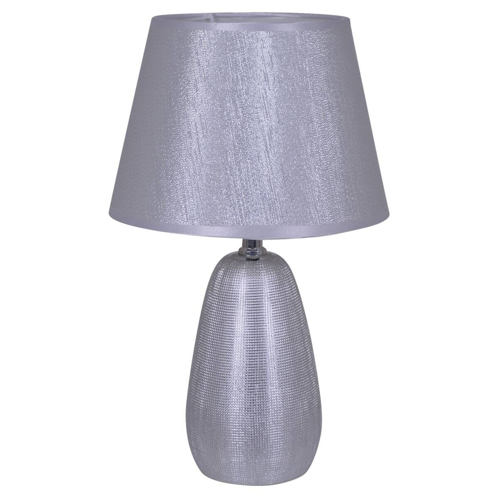 Näve Leuchten Tischleuchte 3150359
silber Keramik B/H/T: ca. 10x37x10 cm E14 1 Brennstellen