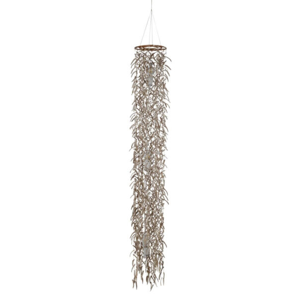 Näve Leuchten Pendelleuchte 6121111
beige Holz B/H/T: ca. 30x180x30 cm E27 3 Brennstellen