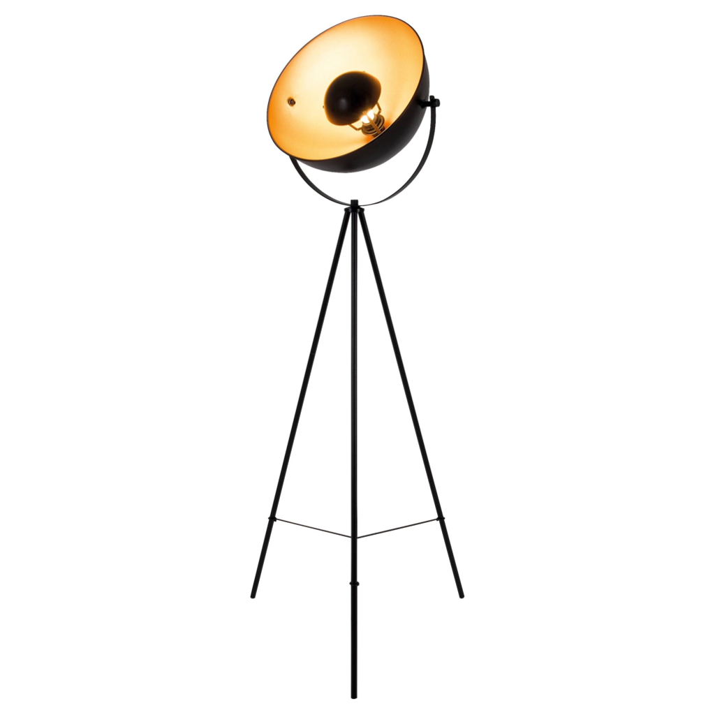 Näve Leuchten Stehlampe
gold schwarz Metall B/H/T/D: ca. 55x150x55x55 cm E27 1 Brennstellen