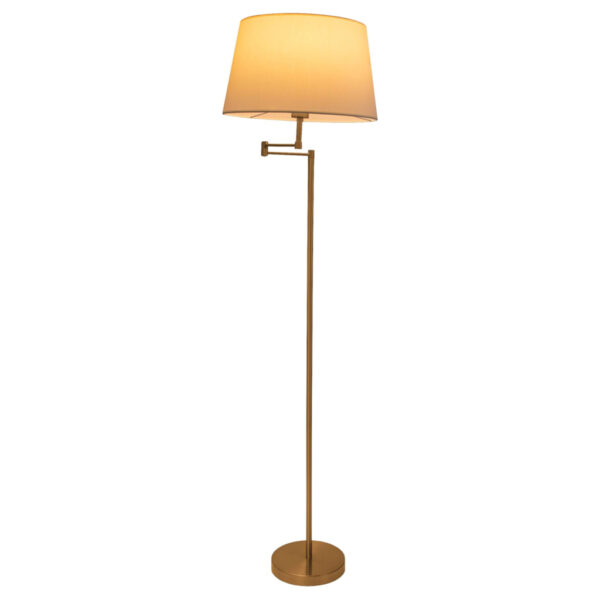 Näve Leuchten Stehlampe
messing Textil Metall Kunststoff B/H/T/D: ca. 23,5x158x23,5x23,5 cm E27 1 Brennstellen