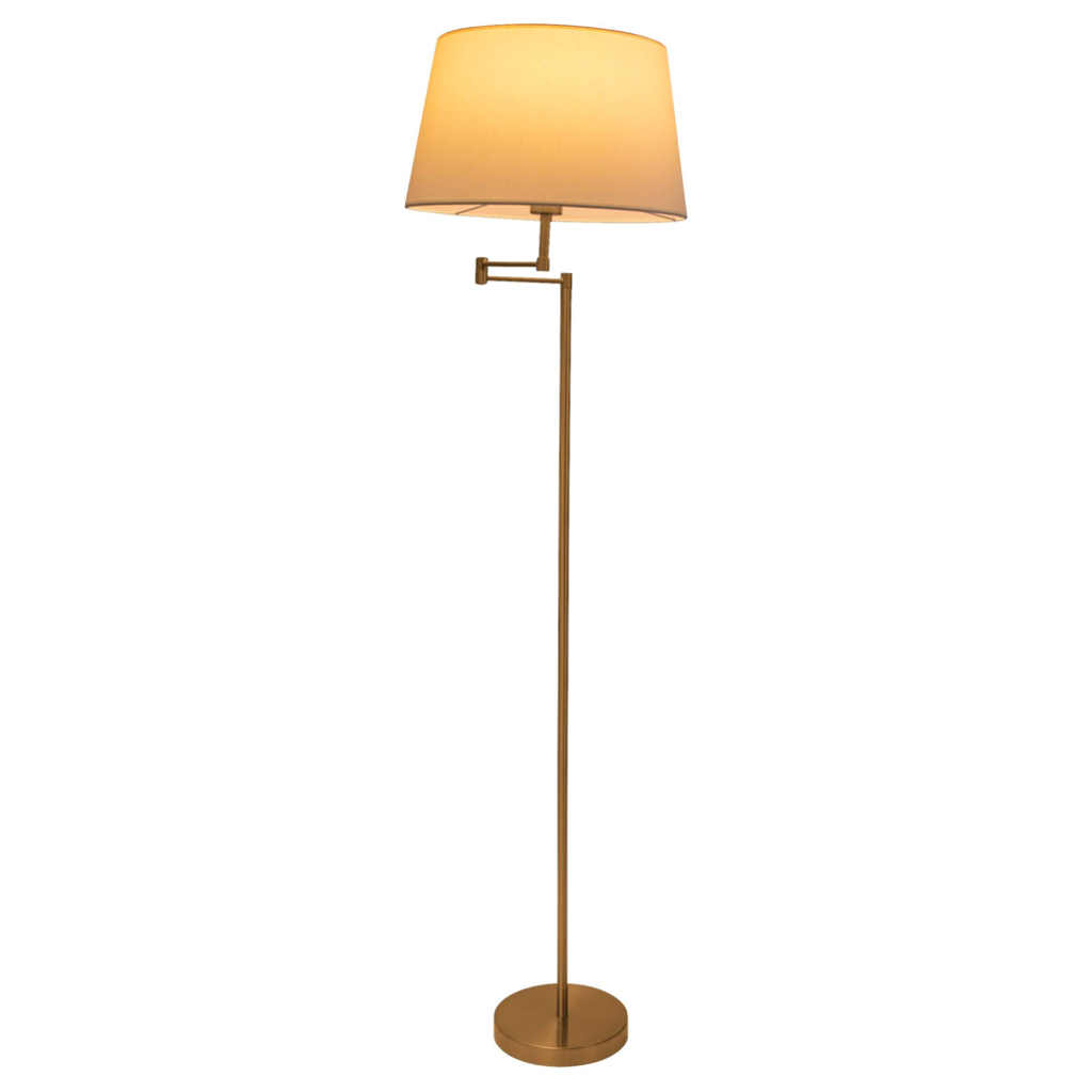 Näve Leuchten Stehlampe
messing Textil Metall Kunststoff B/H/T/D: ca. 23,5x158x23,5×23,5 cm E27 1 Brennstellen