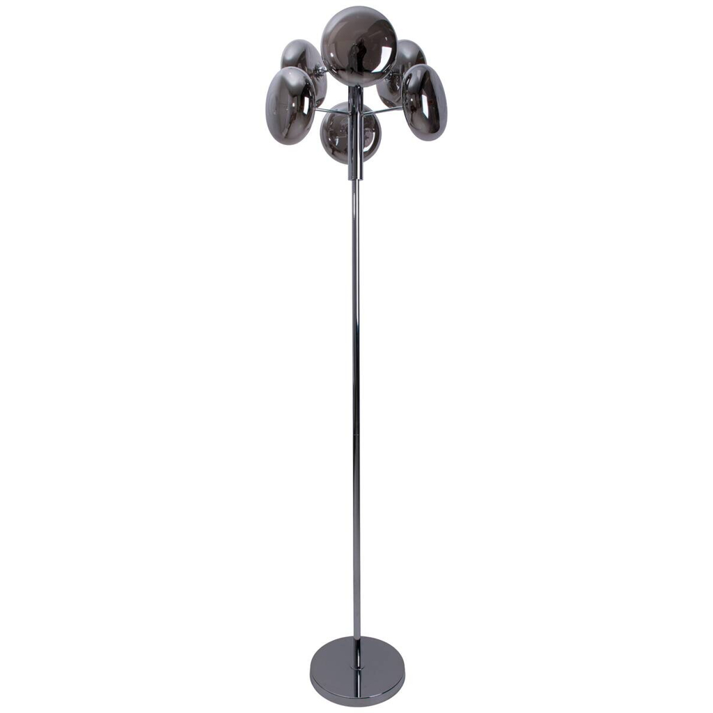 Näve Leuchten Stehlampe 2070597
Chrom Metall Glas B/H/T: ca. 44x165x44 cm 6 Brennstellen