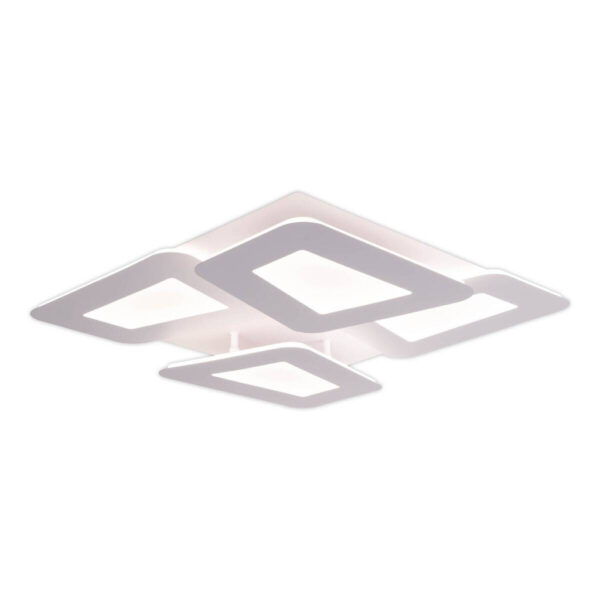 Näve Leuchten LED-Deckenleuchte weiß Metall Kunststoff B/H/T: ca. 48x8x48 cm Näve Leuchten LED-Deckenleuchte weiß Metall Kunststoff B/H/T: ca. 48x8x48 cm