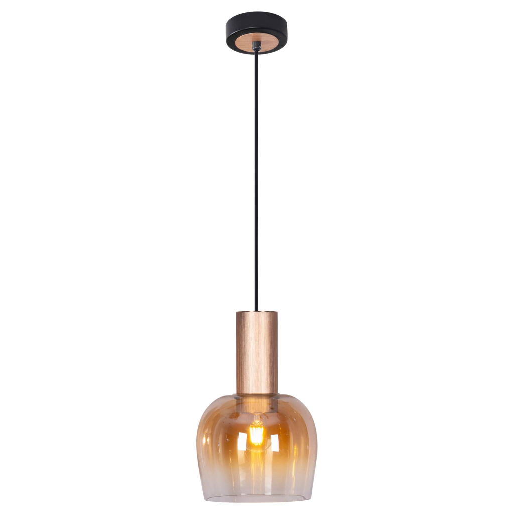 Näve Leuchten Pendelleuchte
messing Metall Glas B/H/T/D: ca. 23,5x150x23,5×23,5 cm E27 1 Brennstellen