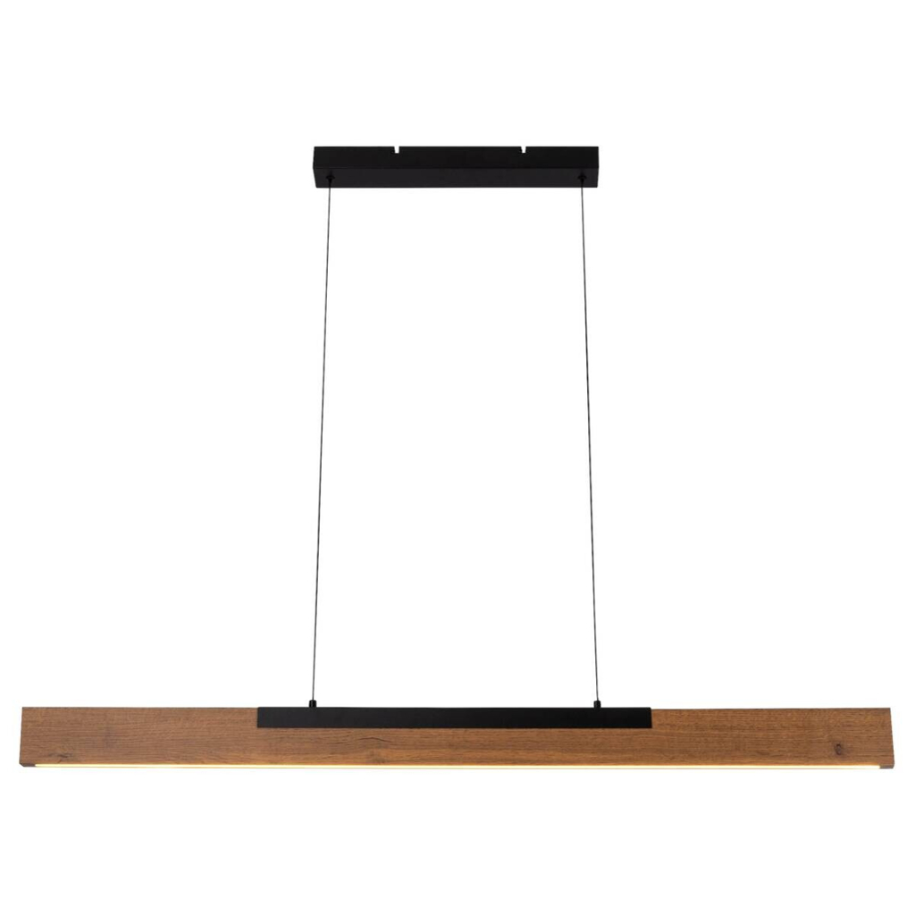 Näve Leuchten LED-Pendelleuchte
braun Metall B/H/T: ca. 122,2x150x6 cm