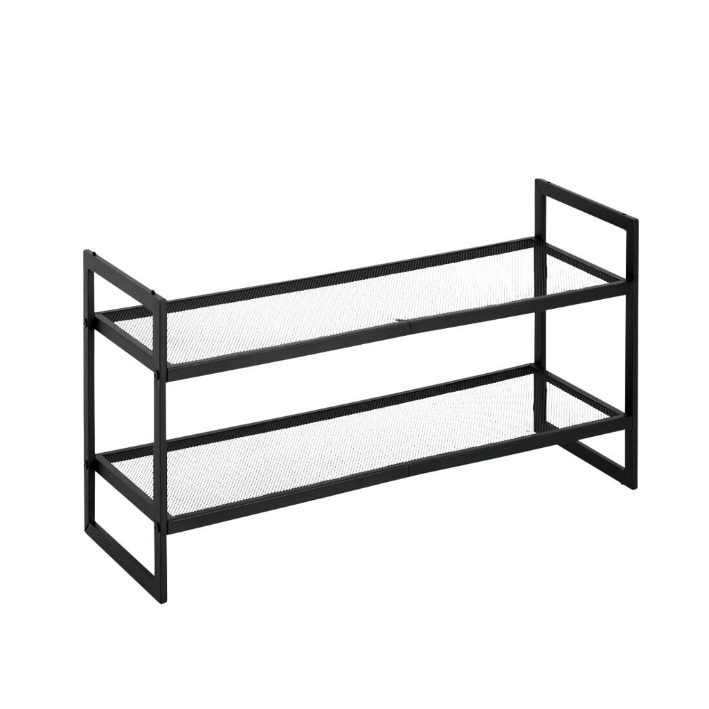 Zeller Schuhregal
schwarz Metall B/H/L: ca. 24x36x70 cm