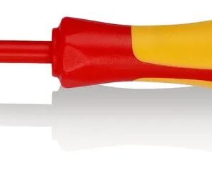 KNIPEX Schraubendreher für Innensechskantschrauben isoliert mit Mehrkomponenten – Hüllen, VDE – geprüft brüniert 177 mm