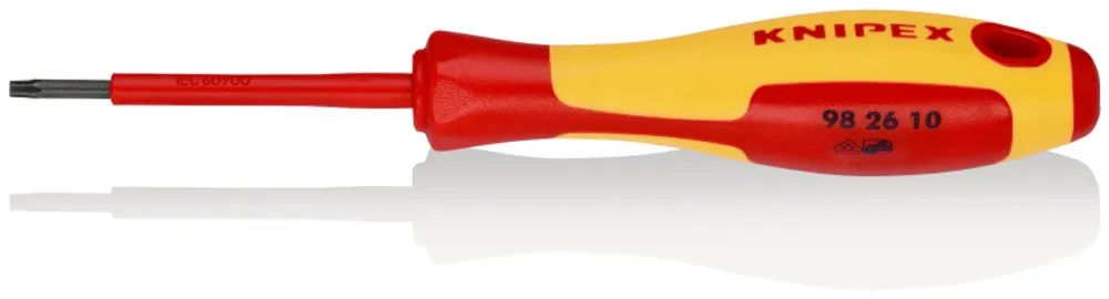 KNIPEX Schraubendreher für Torx® – Schrauben, TX10, VDE 2 – K