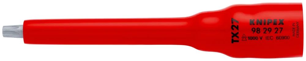 KNIPEX Steckschlüsseleinsatz 3/8″ für TX27 123 mm