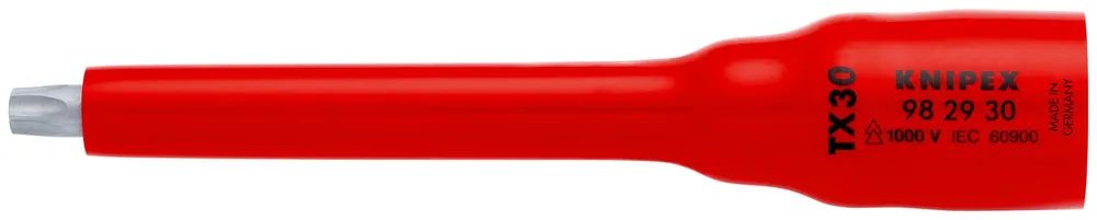 KNIPEX Steckschlüsseleinsatz 3/8″ für TX30 123 mm