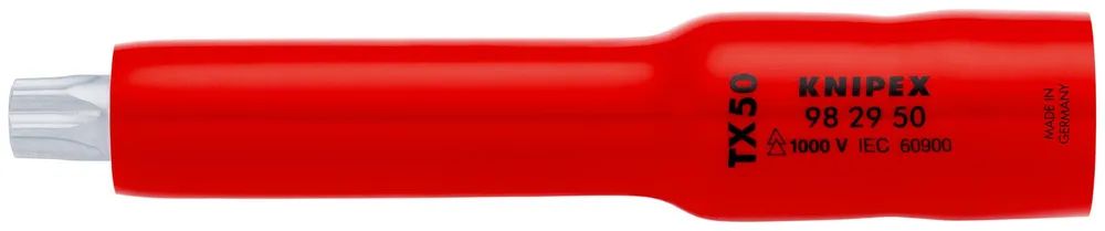 KNIPEX Steckschlüsseleinsatz 3/8″ für TX50 117 mm