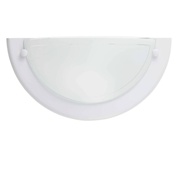 Brilliant Wandleuchte Miramar 90196/05
weiß Metall Glas B/H/T: ca. 28,5x14x7,8 cm E14 1 Brennstellen
