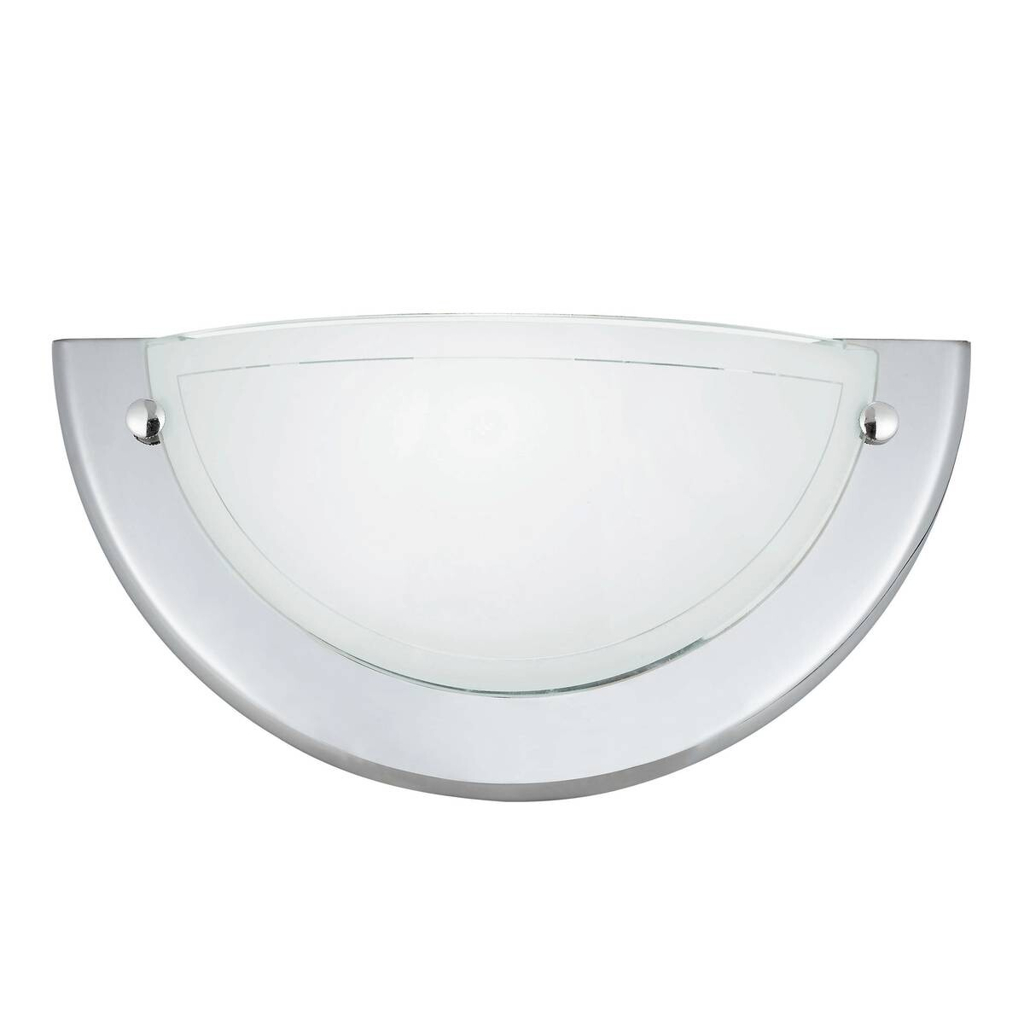 Brilliant Wandleuchte Miramar 90196/15
Chrom weiß Metall Glas B/H/T: ca. 28,5x14x7,8 cm E14 1 Brennstellen