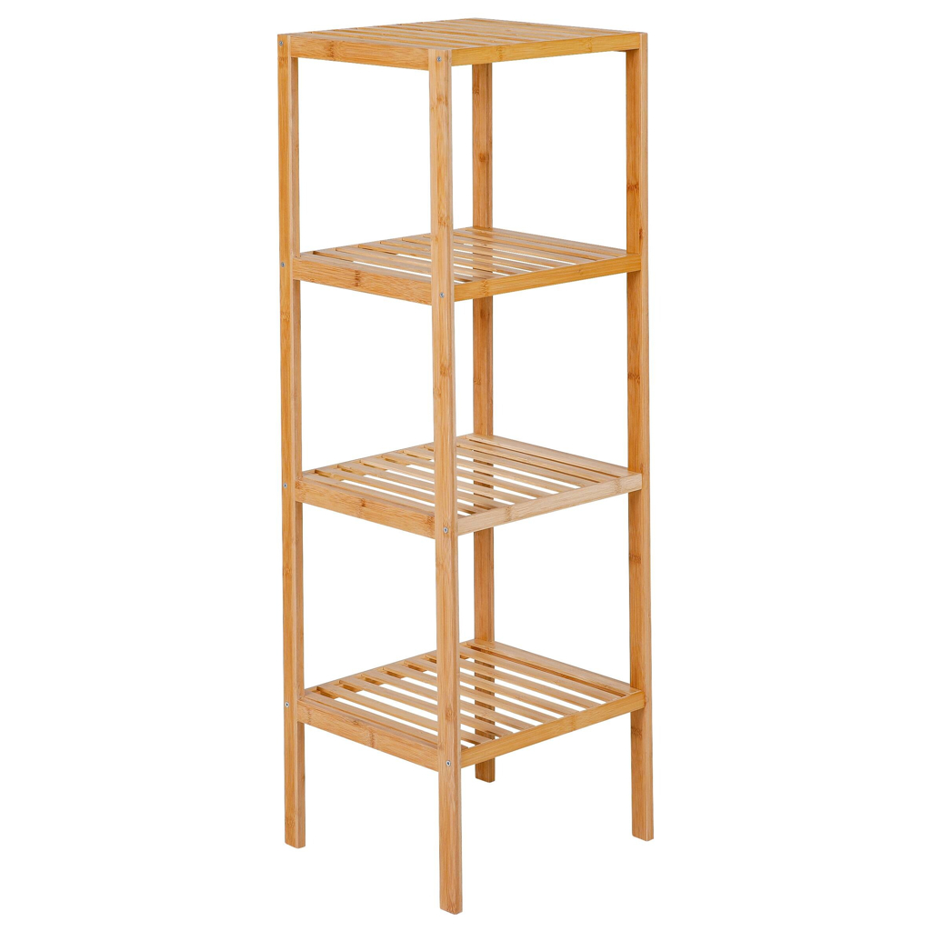 Axentia Bambusregal natur Holz B/H/T: ca. 36x114x36 cm