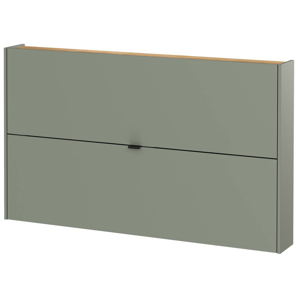 Schuhschrank 1392-629
Eiche Navarra Nachbildung grün B/H/T: ca. 140x85x19 cm