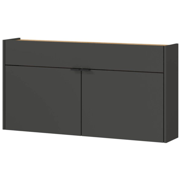 Mehrzweckschrank 1398-549
Graphit Optik Eiche Navarra Nachbildung B/H/T: ca. 110x57x22 cm