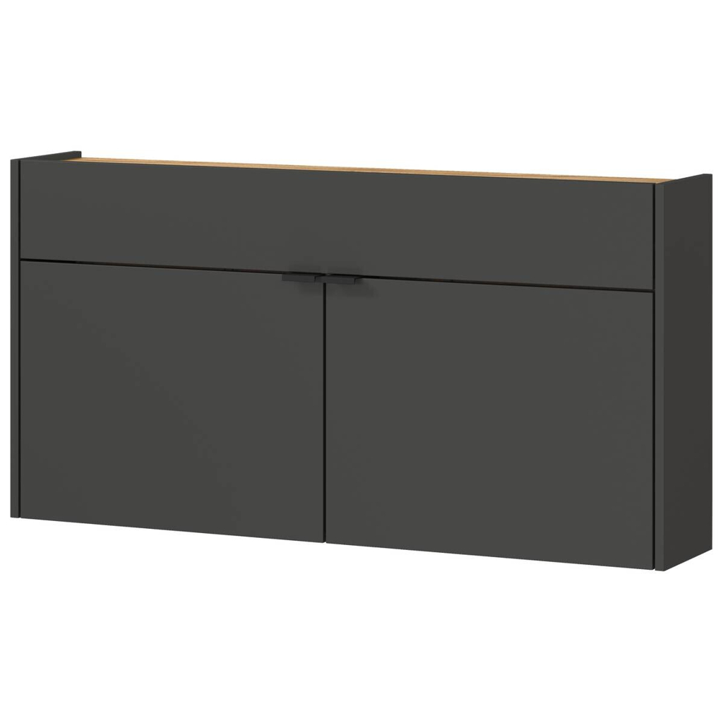 Mehrzweckschrank 1398-549
Graphit Optik Eiche Navarra Nachbildung B/H/T: ca. 110x57x22 cm