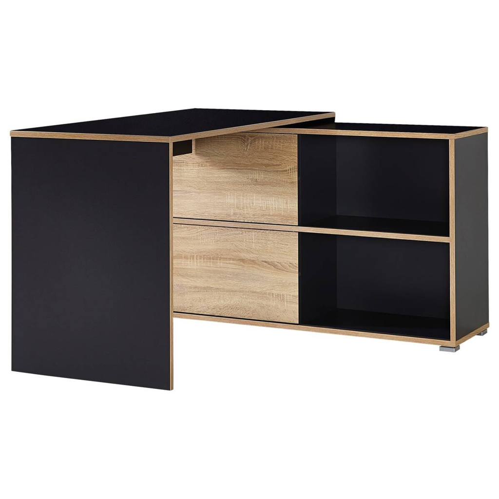 POCO Schreibtisch anthrazit B/H/T: ca. 120x76x120 cm