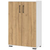 Germania Aktenschrank 4247-559 Eiche Grand-Son Nachbildung weiß B/H/T: ca. 80x123x40 cm