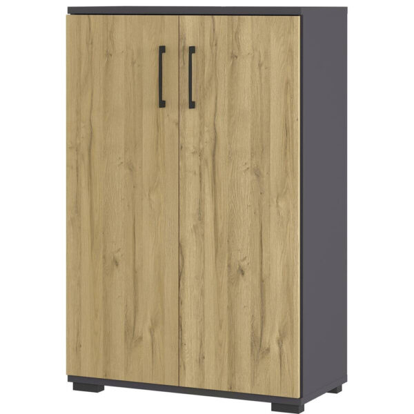 Germania Aktenschrank 4247-564 Eiche Grand-Son Nachbildung Graphit B/H/T: ca. 80x123x40 cm Germania Aktenschrank 4247-564 Eiche Grand-Son Nachbildung Graphit B/H/T: ca. 80x123x40 cm