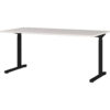 Germania Schreibtisch 4253-581 Lichtgrau schwarz B/H/T: ca. 180x80x80 cm Germania Schreibtisch 4253-581 Lichtgrau schwarz B/H/T: ca. 180x80x80 cm