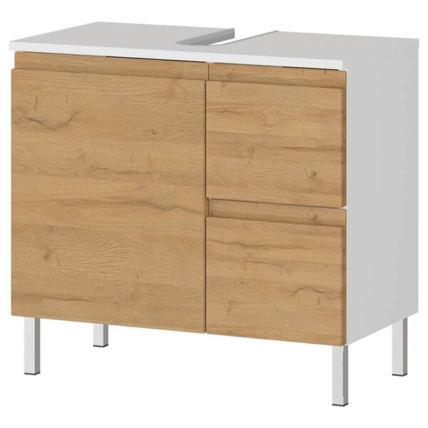 4005949433014 Waschbeckenunterschrank 4330-559
weiß Eiche Grand-Son Nachbildung B/H/T: ca. 60x56x34 cm