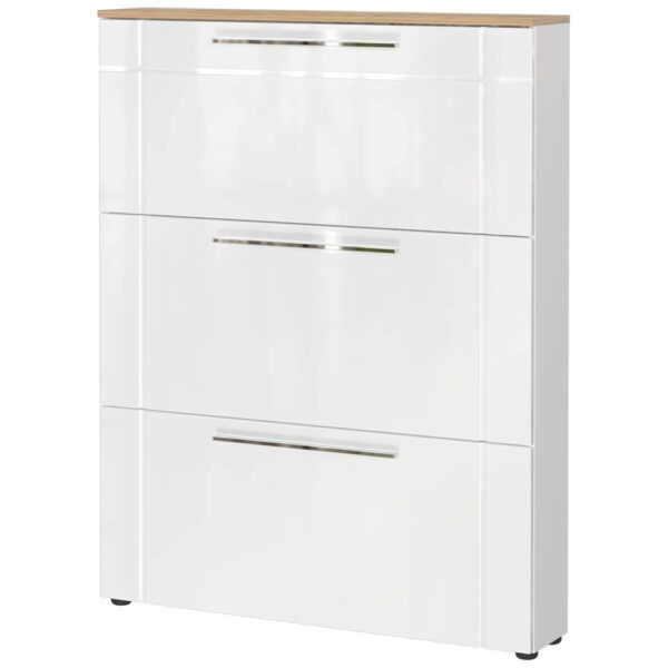 Schuhschrank Astona
weiß weiß Hochglanz B/H/T: ca. 100x129x20 cm