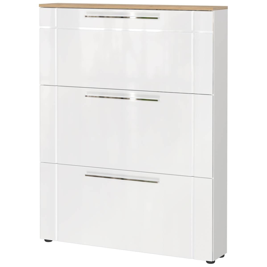 Schuhschrank Astona
weiß weiß Hochglanz B/H/T: ca. 100x129x20 cm