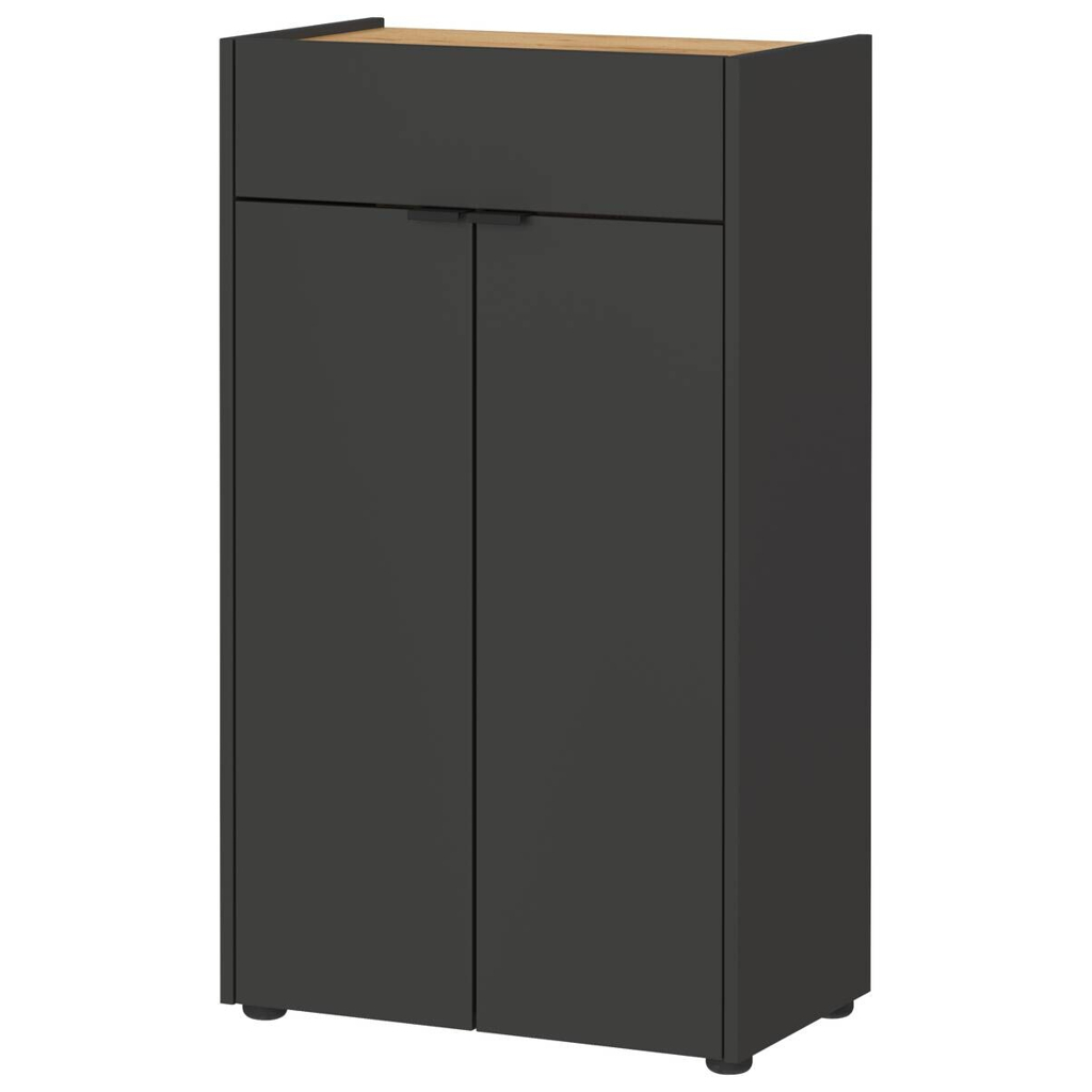 Kommode 4499-549
Graphit Optik Eiche Navarra Nachbildung B/H/T: ca. 60x98x34 cm