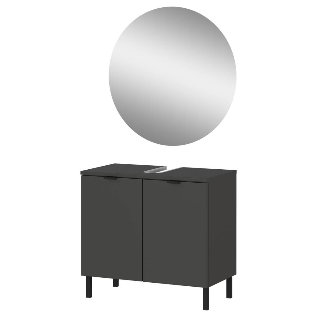 Badezimmer-Set 9918-547
Graphit Optik B/H/T: ca. 60x200x34 cm
