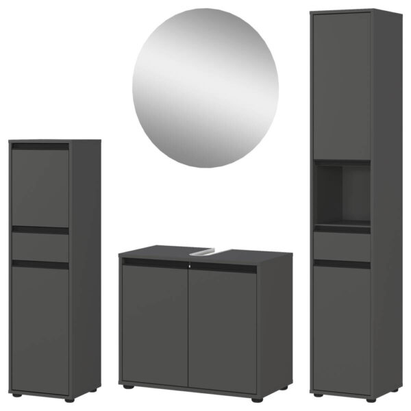4005949993167 Badezimmer-Set 9931-547
Graphit B/H/T: ca. 156x190x34 cm