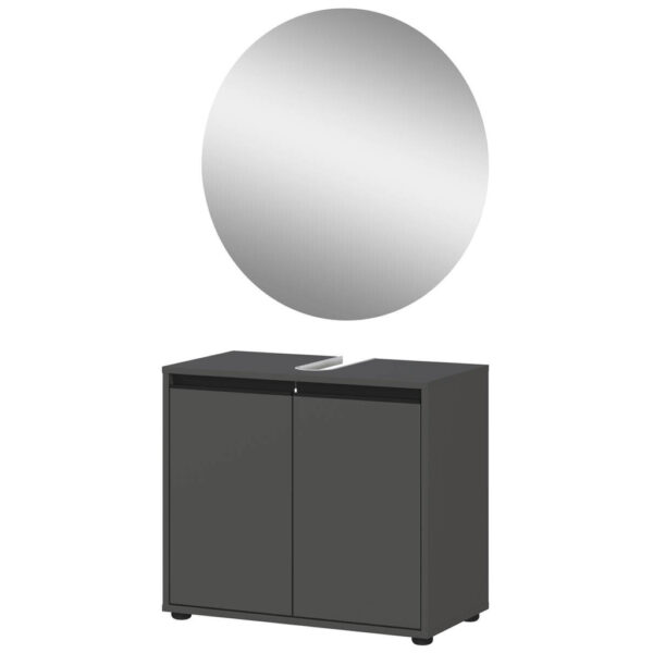 Badezimmer-Set 9941-547
Graphit B/H/T: ca. 60x200x34 cm